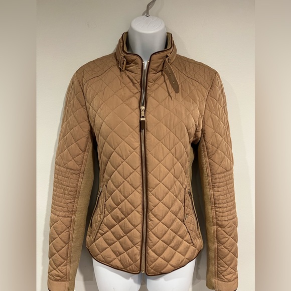 ZARA quilted beige classy coat/ Jacket - Picture 1 of 16